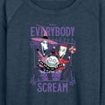 thumbnail image 3 of The Nightmare Before Christmas - Everybody Scream - Women's Lightweight French Terry Long Sleeve Shirt, 3 of 5