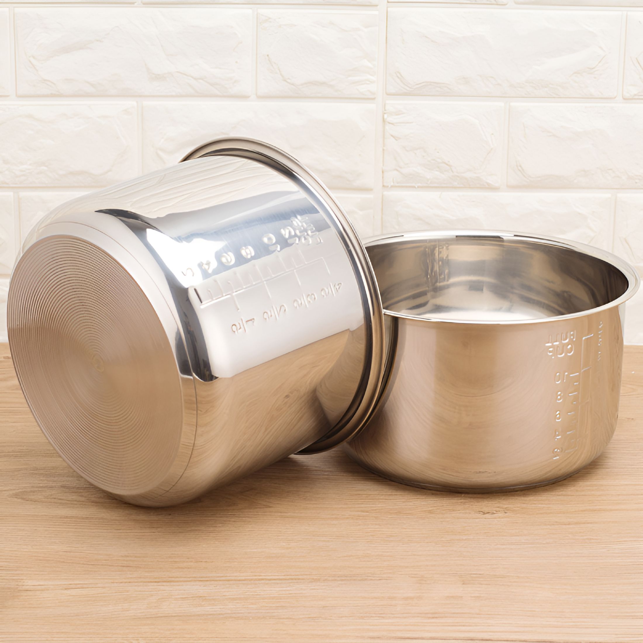 ACDANC 2026 New Simple Design Stainless Steel Inner Pot for Rice Cookers Home Use 1Pcs, for Cooking Rice, Home Kitchens, Electric Rice Cookers, Meal Prep, Family Dinners
