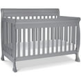 thumbnail image 6 of DaVinci Kalani 4 in 1 Convertible Crib included Toddler Rail with 3 Drawer Dresser in Grey and Free Hypoallergenic Universal Fit 6 inch Ultra Firm Deluxe Crib Mattress, 6 of 8