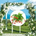 thumbnail image 3 of Youkk Fake Flower Plastic Plants Wall Pendent Outdoor Decorations Multipurpose Compact Size Weeding Decal Practical Artificial Flowers Green Red, 3 of 6