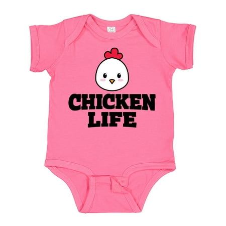 

Inktastic Chicken Life Gift Baby Boy or Baby Girl Bodysuit