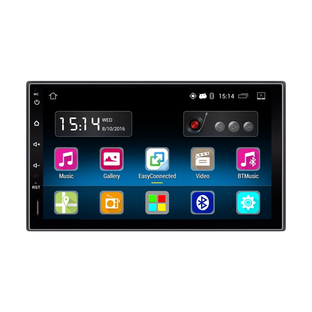 Ezonetronics Android Car Radio Stereo 7 inch Capacitive Touch Screen High Definition 1024x600 GPS Navigation USB SD Player 1G DDR3 16G NAND Memory Flash 0011 