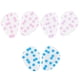thumbnail image 1 of EeaseMX 3 pares de plantillas de gel autoadhesivas para el antepié, con almohadillas antiamortiguación para tacones altos (azul, rosa, morado y blanco), 1 of 8