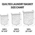 thumbnail image 6 of Cat Quilted Laundry Basket – Original Handmade Quilted Fabric Storage Bin for Clothes & Home Organization (A,Large (20" x 28")), 6 of 6