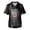Black_010, variant on Domuza Halloween Scrub Shirts for Men Horror Funny Graphics V-Neck Short Sleeve Caregiver Uniform Shirts Comfy Soft Classic Fit Medical Scrub Tops 5XL