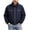 Navy, variant on Men's Casual Military Jacket Stand Collar Bomber Jackets Casual Lightweight Vintage Work Coat