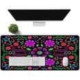 thumbnail image 4 of Flower Large Mouse Pad 31.5x11.8 Inches Cartoon Mexican Style Plant Vine Flowers Graphic Printed Game Mousepad for Office Computer Desk Decoration BDXPMN212, 4 of 6