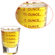 thumbnail image 3 of Taza medidora Vaso de chupito Vaso de chupito para espresso Líquido Vaso pesado Copa de vino Letras, 3 of 6