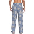 thumbnail image 3 of Xecao Cute Fat Cat Men's Straight Lounge Pajama Pants: The Ultimate in Comfortable Sleepwear, 3 of 9