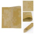 thumbnail image 5 of Unique Bargains 6Pcs Plastic Placemats Table Mats Gold 17.7" x 11.8", 5 of 6