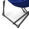 thumbnail image 6 of Tranquillo Universal 106.5" Double Hammock w/ Adjustable Stand & Bag, Blue, 6 of 12