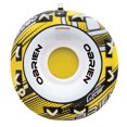 thumbnail image 1 of O'Brien Super Le Tube 70 Inch 2 Person Towable Boat Water Inner Tube, Yellow, 1 of 2