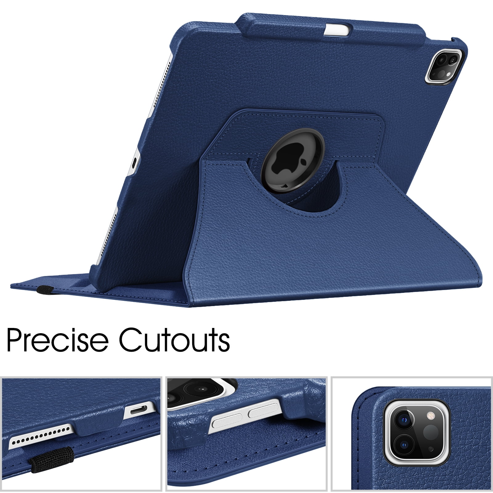Fintie Swivel Case for iPad Pro 12.9 (2021/2020/2018) - 360 Degree Rotating Protective Cover w/Pencil Holder for iPad Pro 12.9-inch 5/4th/3rd Generation