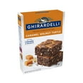 Ghirardelli Caramel Walnut Turtle Premium Brownie Mix, Includes Caramel