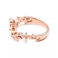 thumbnail image 3 of K-KED Women Cute 925 Silver,Rose Gold Plated Rings Cubic Zirconia Delicate Jewelry Size 6-10-6-Rose Gold, 3 of 6