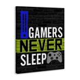 thumbnail image 3 of Stupell Industries Contemporary Gamers Never Sleep Canvas Art, 16 x 20, by Kim Allen, 3 of 8