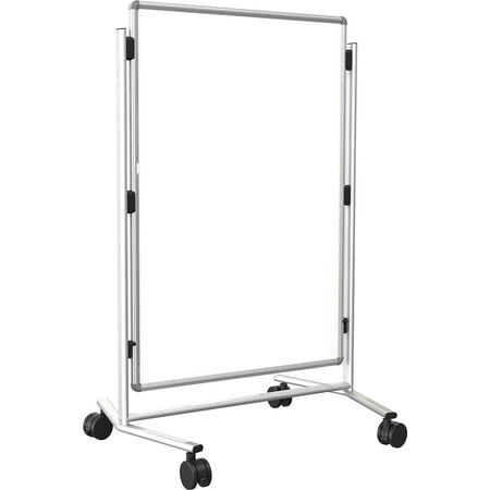 Best-Rite Modifier XV Height Adjustable Easel Melamine 40" x 30" Silver 795AC-WW