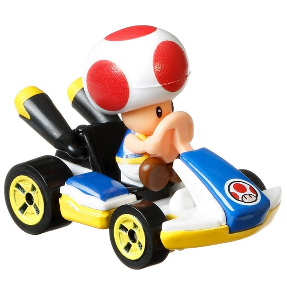 Hot Wheels MarioKart Toad Standard Kart Vehicle