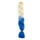 thumbnail image 1 of Nvzi Extensiones de cabello para trenzar para mujer, 6 paquetes de 100 g/paquete, 24 pulgadas, cabello sintético resistente al calor para trenzas de ganchillo, rubio a azul., 1 of 2
