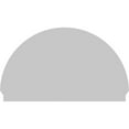 thumbnail image 5 of Ekena Millwork 64"W x 38-3/4"H x 2-3/4"P Half Round 3 Spoke Architectural Grade PVC Combination Pediment, 5 of 7
