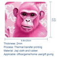 thumbnail image 5 of Monkey Square Gaming Mousepad Desk Mat Non-Slip Rubber Bottom Printed 8.3x9.8 Inch Suitable for Office and Gaming, 5 of 6
