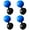 4pcs Blue, variant on JZROCKER Quick Connection Gaming Joystick Comfort Grips Game Controller Ergonomic Designs For Mobile Gamers