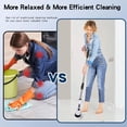 thumbnail image 4 of Electric Spin Scrubber Cordless Cleaning Brush with 9 Replaceable Heads, Dual Speed Adjustable Handle for Bathroom Kitchen Car Tile Floor, 4 of 6