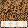 thumbnail image 3 of OUNONA Leopard Print Newsboy Hats Beret Hat Camel Polyester 1Pcs Versatile Outfit Matching, 3 of 8