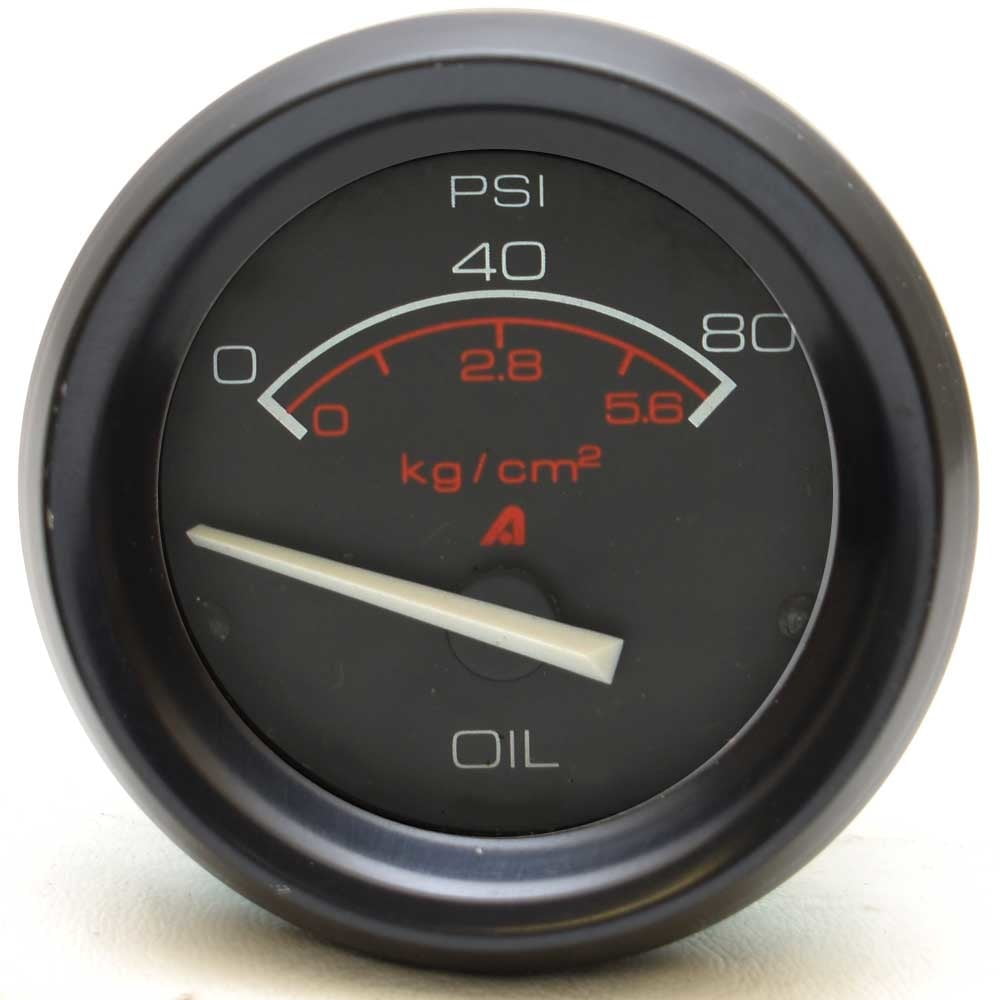 Datcon Boat Oil Pressure Gauge EB2881 80 PSI 2 Inch Black