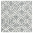 thumbnail image 2 of SAFAVIEH Abstract Drew Abstract Wool Area Rug, Dark Blue/Gray, 6' x 6' Square, 2 of 11