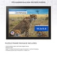 thumbnail image 2 of ArtToFrames 19.3x13.8 Inch - 49x35 CM Black Puzzle Frame for 500 piece Puzzles.1.25 Inch Custom MDF Puzzle Frames, Raw Edge Black - Comes with Regular Glass, 2 of 6