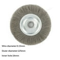 5Inch Crimped Stainless Steel Wire Wheel Brush Bench Grinder Abrasive