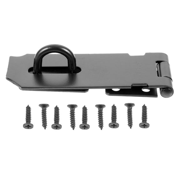 unbranded  Door Lock Accessories Groove Padlock Handle Knob Padlocks Portable Black