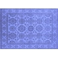 thumbnail image 1 of Ahgly Company Indoor Rectangle Oriental Blue Industrial Area Rugs, 2' x 5', 1 of 4