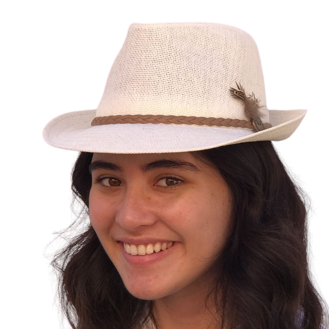 SILVERFEVER Fedora Hat with Feathers Gatsby Holiday Octoberfast