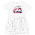 thumbnail image 3 of Inktastic Puerto Rico Love My Puerto Rican Family Girls Toddler Dress, 3 of 5