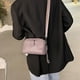 thumbnail image 4 of Nuevo bolso bandolera de cuero sencillo con un solo hombro, moderno bolso para teléfono móvil, color morado, 4 of 6