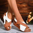 thumbnail image 3 of Wedge Platform Backstrap Sandal for Women 2025 Fashion Casual Arch Support Mid Heel Dress Sandals, 3 of 6