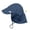 Navy, variant on UPF50+ Eco Flap Hat-Gray-2T-4T
