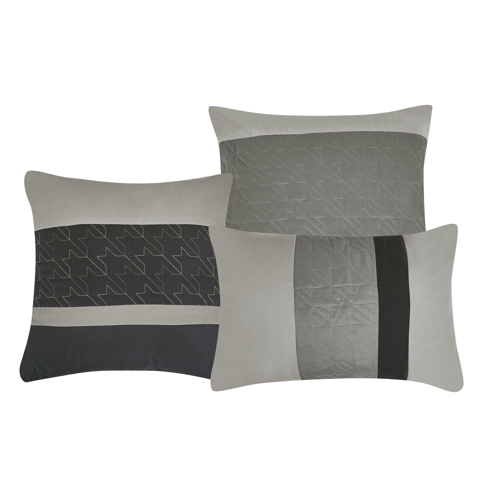 EvJk 6-Piece Luxury Patchwork Printed Comforter Set – Queen Size Bedding Set with Decoratvie Pillows, Soft & Fashionable Quilt for Bedroom