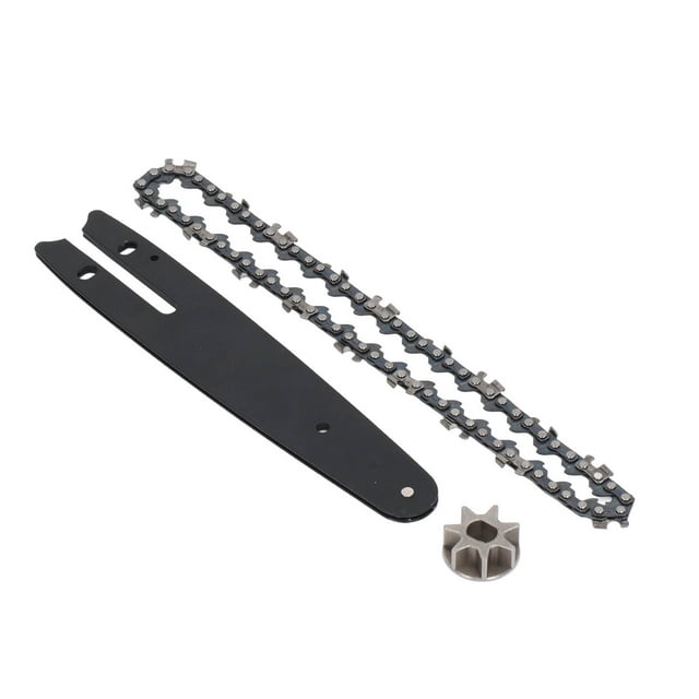 Chainsaw Chain Set, Guide Plate Saw Chain Set Efficient Ergonomic Steel For Mini Electric Chainsaw
