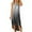 Gray, variant on Pntutb Women's Maxi Dresses Summer Cross Rounk Neck Sleeveless Beach Long Dress