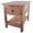 Antique Black, variant on American Heartland 30313RSW Rustic End Table with 1 Drawer, Rustic Seashell
