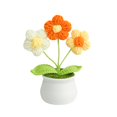 thumbnail image 1 of Mini plantas artificiales en maceta, flores tejidas a mano, flores de punto terminadas en maceta Estilo B, 1 of 9