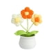 thumbnail image 1 of Flor de ganchillo, miniplantas artificiales en maceta, maceta de flores tejida a mano Estilo B, 1 of 9