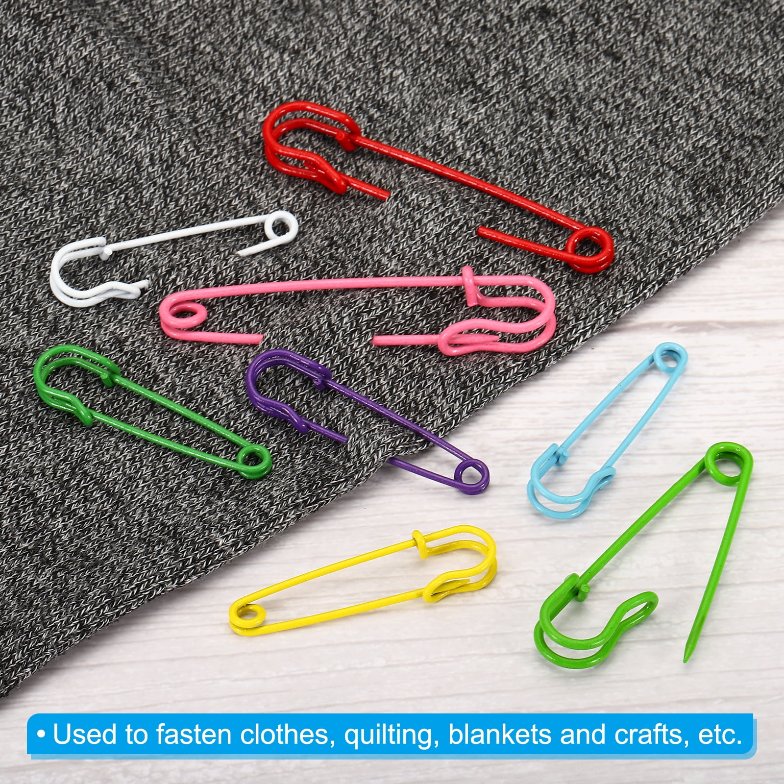 Unique Bargains Durable and Versatile Safety Pins Sewing Pins Green 2.48 Inch