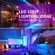 thumbnail image 5 of SMD 3528 Tira de luces LED RGB Lámpara de cinta de cinta de decoración flexible con control remoto Hugtrwg Para estrenar, 5 of 9
