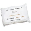 Personalized Arrows Gold and Grey Pillowcase