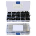 thumbnail image 2 of 460Pcs Hex Socket Screw Set Black Flat Head Nut Carbon Steel Combination Boxed M3 M4 M5, 2 of 12