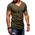 thumbnail image 3 of behype. Men's Oversize T-Shirt MT-7119 [Khaki, XL], 3 of 3